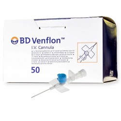 ΦΛΕΒΟΚΑΘΕΤΗΡΑΣ VENFLON 22G (ΜΠΛΕ) 50Τ