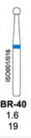 DIAMOND BURS HIGH SPEED BR-40 (DI001) (ZOG)