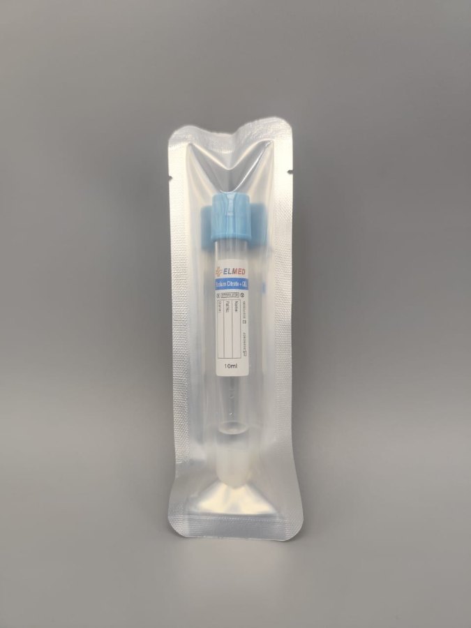 P.R.P. BLOOD COLLECTION TUBE 10 ml (GEL & SOD. CITR.)