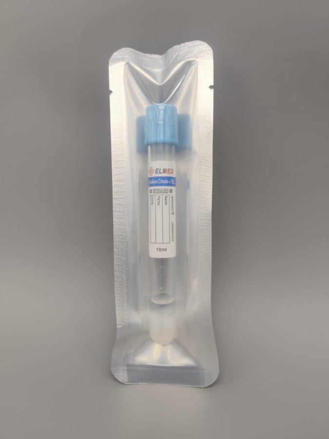 P.R.P. BLOOD COLLECTION TUBE 10 ml (GEL & SOD. CITR.)