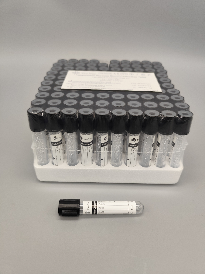 ΣΩΛ. PROVAC 13x75mm SODIUM CITRATE 2ml E.S.R. BLACK