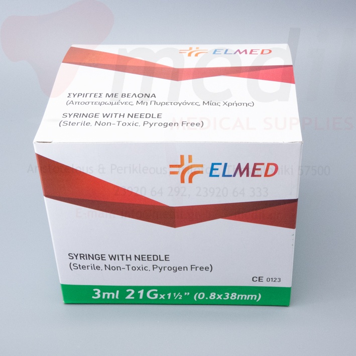 ΣΥΡΙΓΓΑ ELMED 3ml 21G