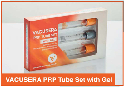 VACUSERA PRP TUBE SET WITH GEL - SINGLE