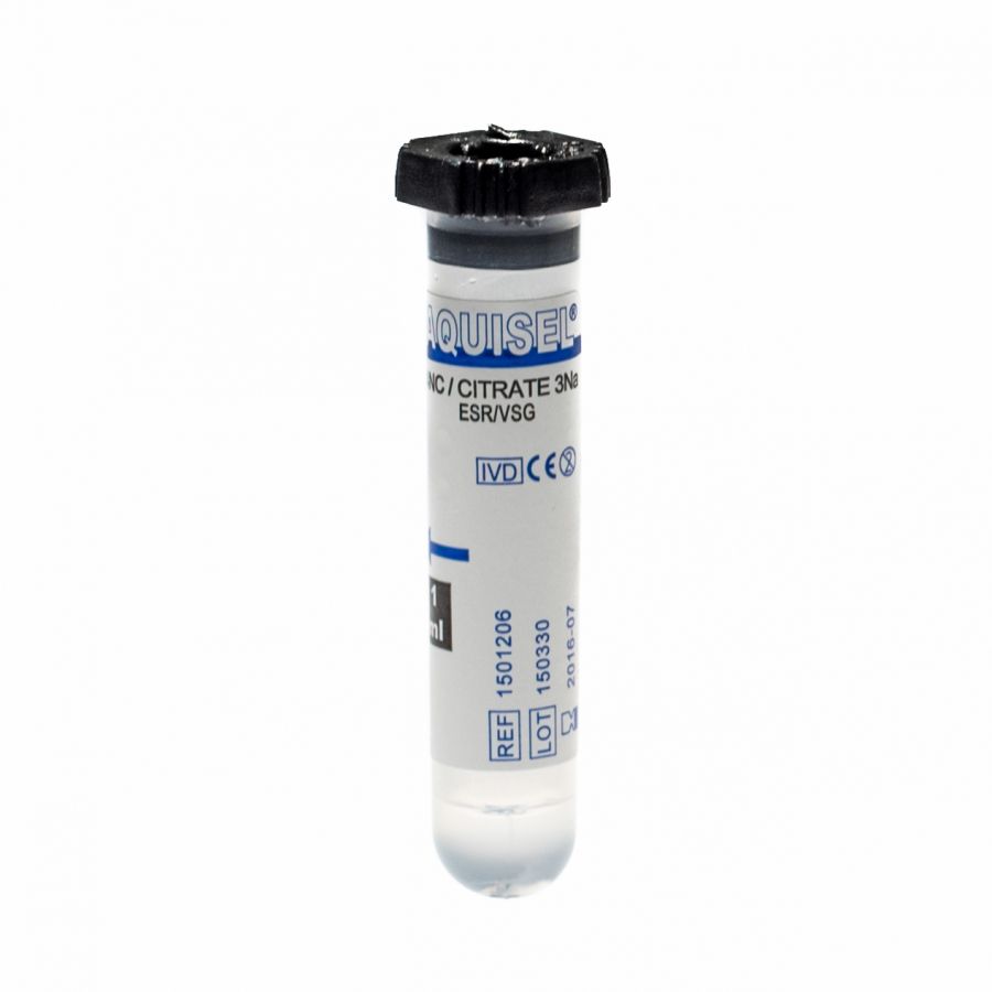 ΣΩΛΗΝΑΡΙΑ TAPVAL NC CITRATE-3Na ESR 1ml 50PCS-100PCS ΜΑΥΡΑ