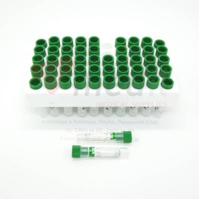 FL. MEDICAL K3EDTA 1ml 12x56mm (GREEN) 22108