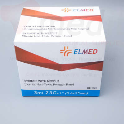 ΣΥΡΙΓΓΑ ELMED 3ml 23G