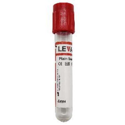 ΣΩΛ. ΚΕΝΟΥ LEVAC Serum Clot 4ml (ΚΟΚΚΙΝΑ) (LV-11044)